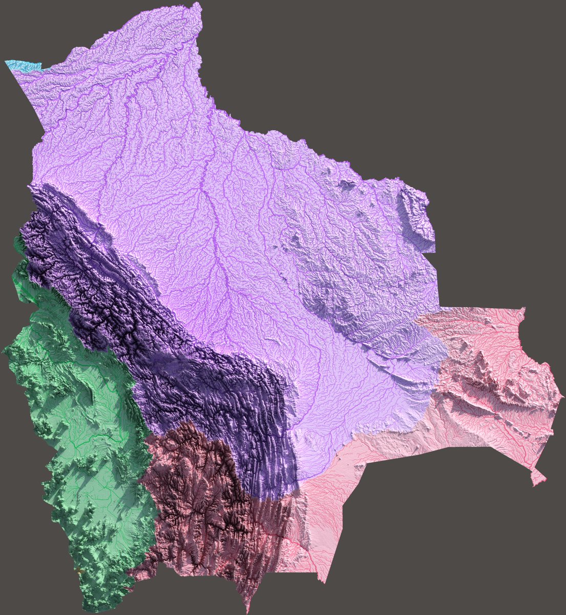 miguel3000's tweet photo. Using R to create a map with Bolivia's river basins: https://t.co/OOMgBoSR2V