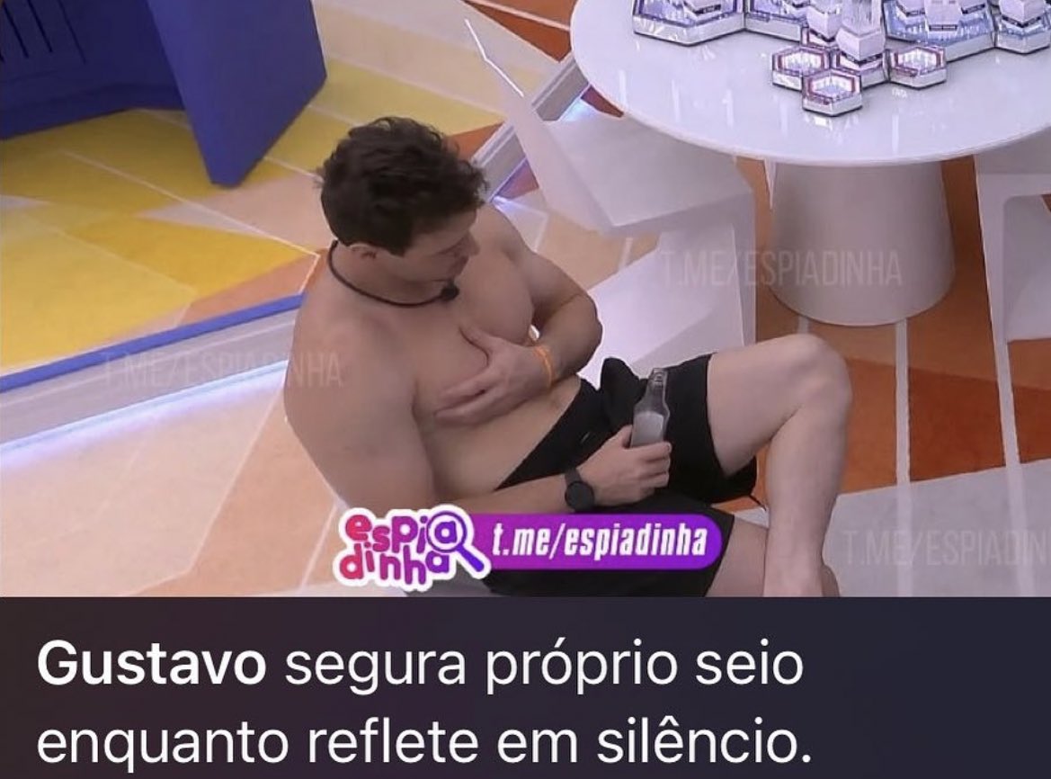 paiva's tweet photo. finalmente chegou a época de voltar pro telegram e passar o dia todo rindo com essas legendas #bbb24 https://t.co/KjqZToBDZT