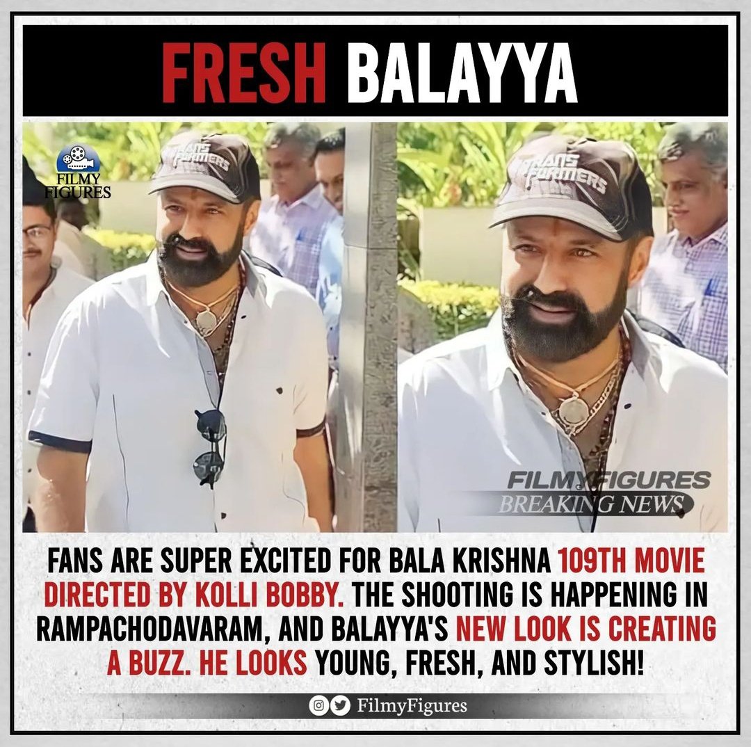 TeamBobby4u's tweet photo. This one going to make miracle #109 #Balayya oora mass Mansion House raa babuu 🔥🤙

#NBK109 #nbk https://t.co/YUBiTWRyqc