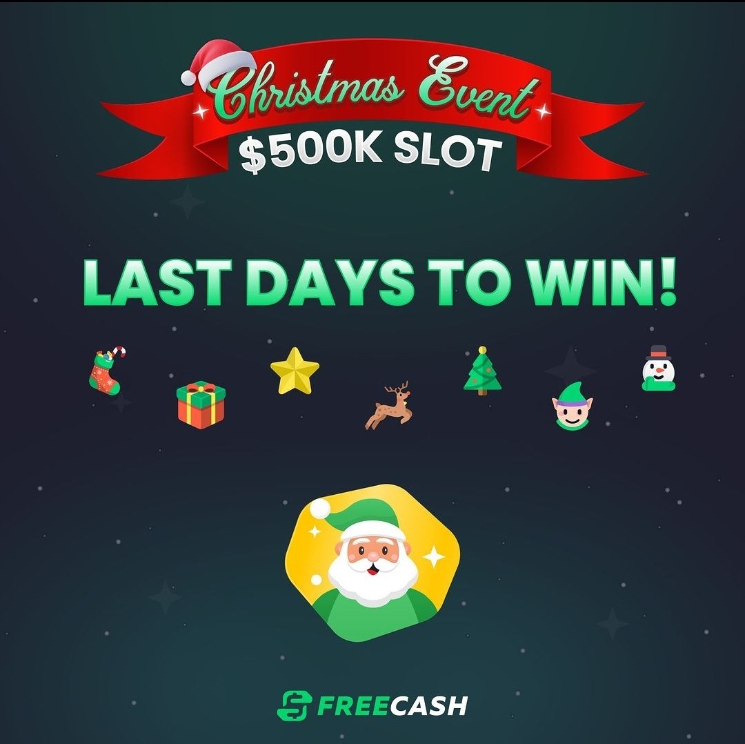 freecashcom's tweet photo. time is ticking ⏳️💸 https://t.co/aLrzSlvOHP