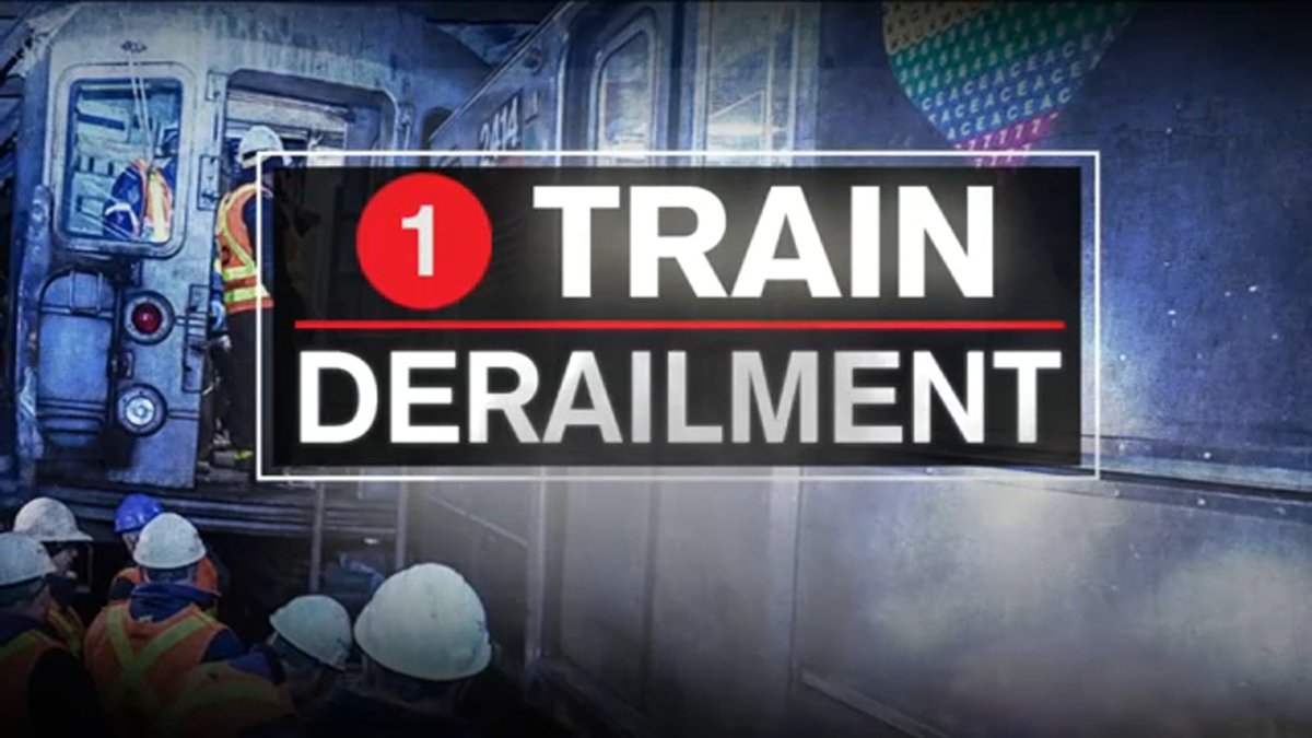 Derailed No. 1 train repaired and removed from tracks at 96th Street 7ny.tv/3NRjXrD