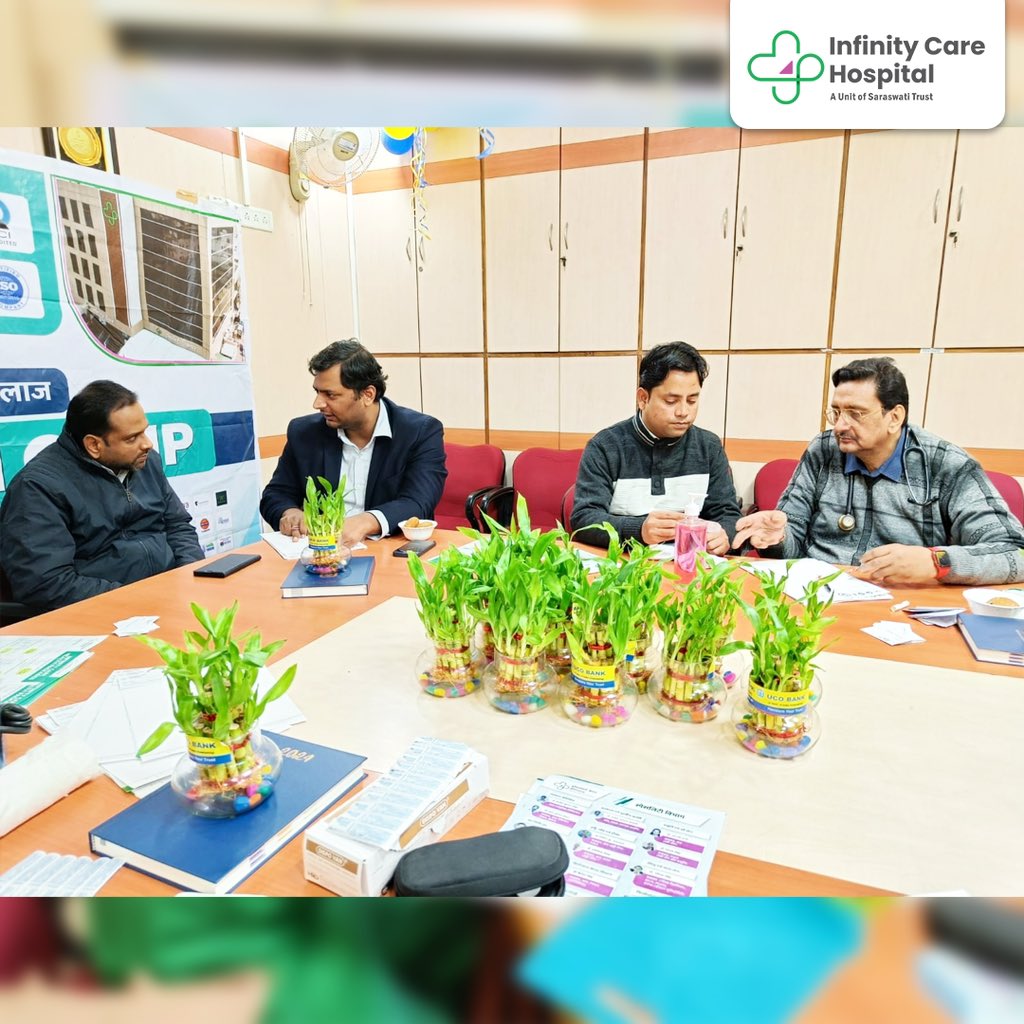 InfinityCareVNS's tweet photo. Moments captured from the successful Health Checkup Camp at UCO Bank, Tulsipur, Mahmoorganj, Varanasi.
#infinitycarehospital #healthcare #heartcare #doctor #healthfacilities #varanasi #heart #doctorlife #hospital #healthcamp https://t.co/Yn3ChcqtU0