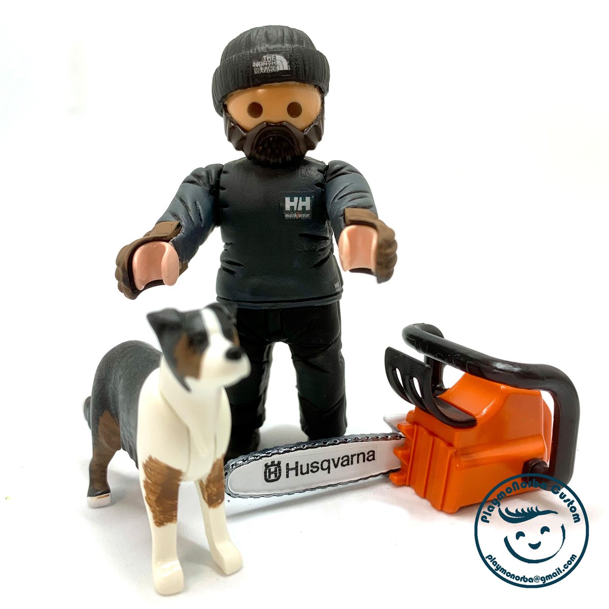 playmonorba's tweet photo. Motoserrista Husqvarna

#husqvarna #motosierra #playmonorba #playmocustom #playmobilcustom #hechoamano #custom https://t.co/v9tirVixde