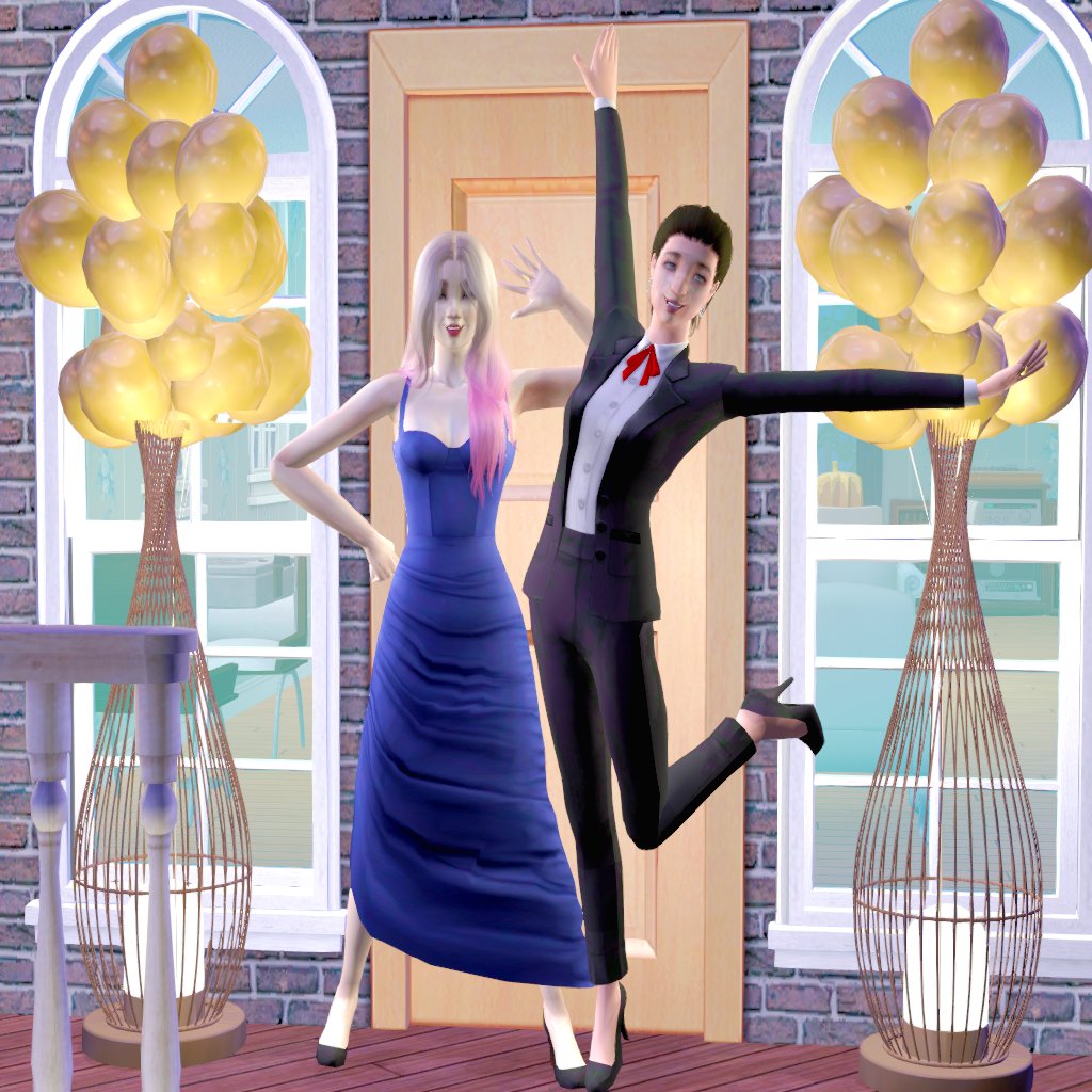 daysofrequiem's tweet image. The Clark Family celebrating new year's eve! 

#Simmer #Sims2 #TheSims2 #ShowUsYourSims #LosSims2 #Sims #SimsCommunity