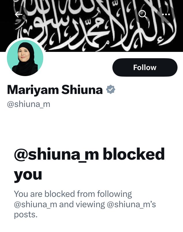 Adamiington's tweet photo. Blocking me won’t stop me from raising voice for your resignation Ms. @shiuna_m! 

As a senior government official, you’ve done great collateral damage to India-Maldives bilateral relations through your derogatory remarks. And by blocking your critics, you’ve proved that you’re immature to be an office bearer of the State. 

RESIGN NOW Ms. @shiuna_m