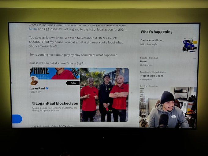 When YouTubers use your tweets as interesting developments 😂  @doitbigchicago 🤌🏼 https://t.co/H7rFkG