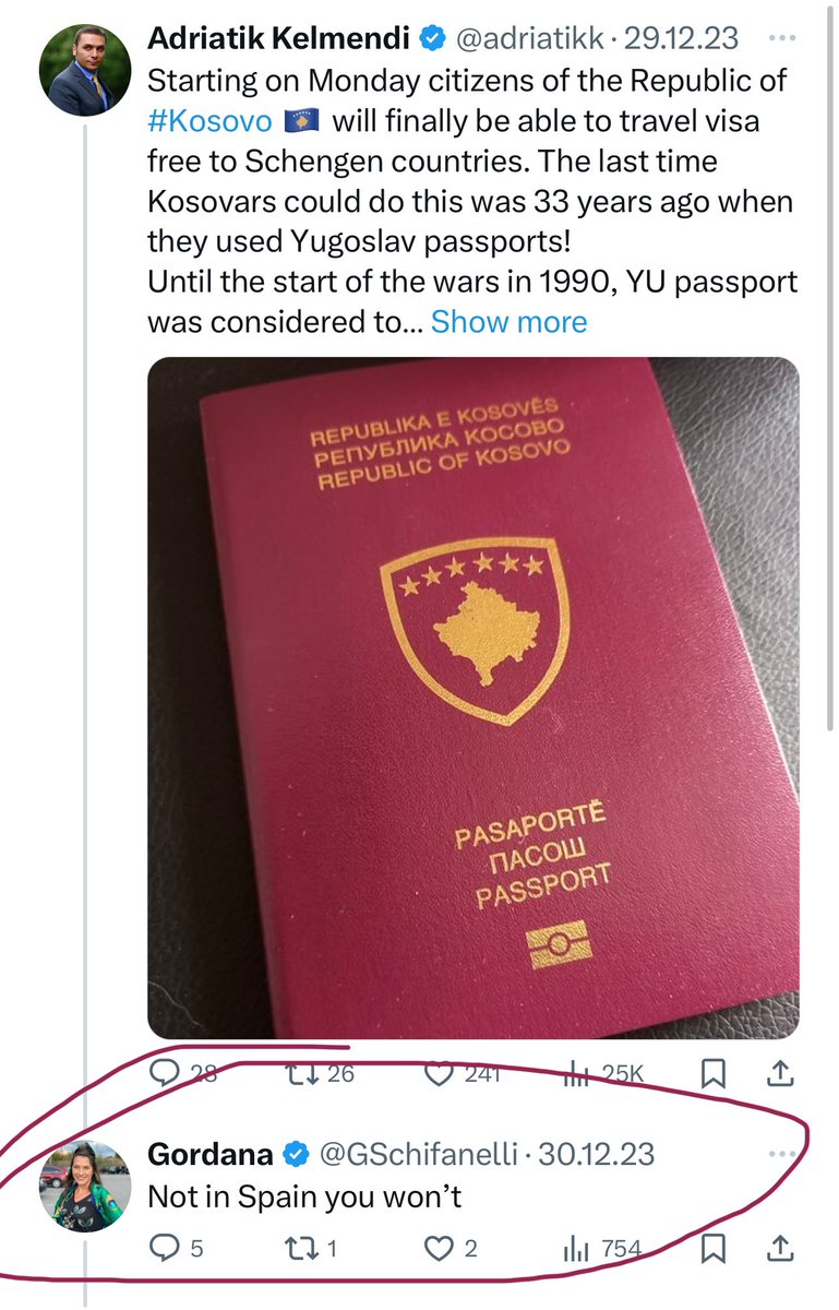 See the comment below. Well?! Karma is a b*tch! 🤷😊🇪🇸