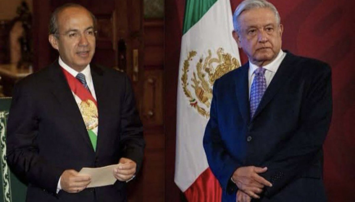 Esto es muy sencillo.🥳

De ellos dos quién ha sido mejor presidente ? 🙋‍♀️

1 ) Felipe Calderón - Rt 🔁

2 ) López Obrador - Like 

Voten 👇