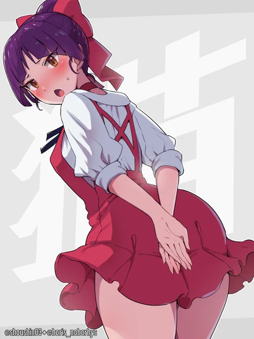 久々のねこ娘さん絵、完成。 