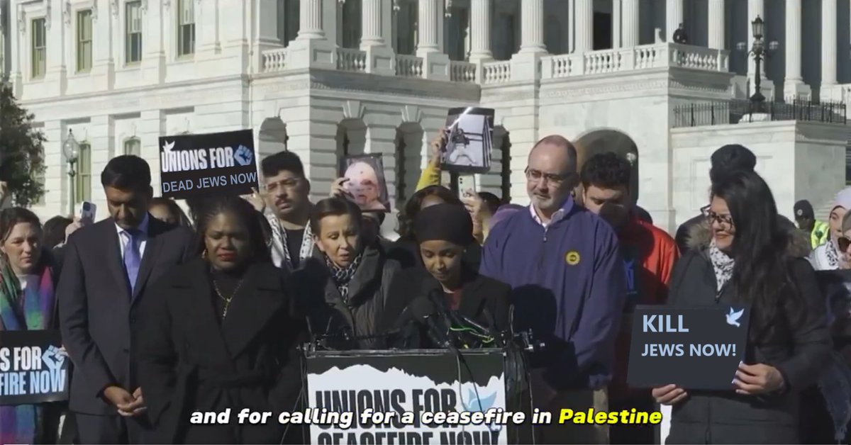 On Dec. 14, I stood with union leaders calling for a ceasefire in Gaza (for Israel only, of course). Union leaders understand that there is nothing working people need more than victory for a bunch of psycho jihadi terrorists.