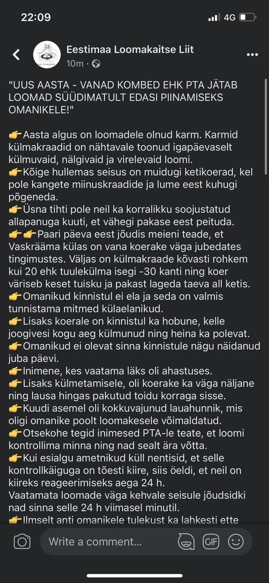Helendus's tweet photo. Selle asemel, et halada kuidas täiskasvanud inimesel võib paha tuju tekkida kui temaga pahandatakse ja “see ei muuda midagi” minge väljendage enda üüratut empaatiat seal, kus sellest kasu on ja tehke Eesti Loomakaitse Liidule ülekanne EE742200221052074915 https://t.co/5RWg9aO0hn
