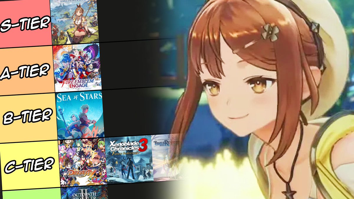 ShadowEliteHD's tweet photo. New Video! Ranking JRPGs of 2023.
I rarely upload nowadays (going to change that) so RTs are appreciated. 

*THUMBNAIL IS NOT AN ACTIVE REPRESENTIATION OF THE RANKINGS IN THE VIDEO (relax)
https://t.co/rMhIlRNBog https://t.co/0EqlS2rKzU