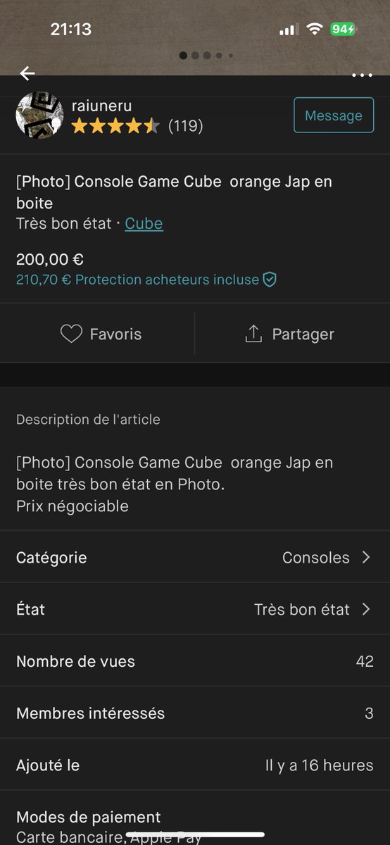 AlexAl57's tweet image. !! Il faut signaler ce compte !!!
Je ne pensais pas que cette pratique existait encore, et sur Vinted en plus. Mais voilà certaines personne se mettent à revendre des «Photos » des articles proposés sur les annonces sans très explicitement le préciser
@conkerax @Ryu_Gaming_YT