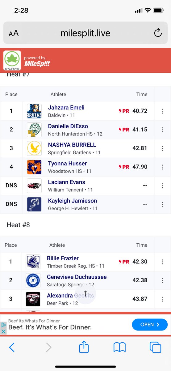 North Girls Running tweet media