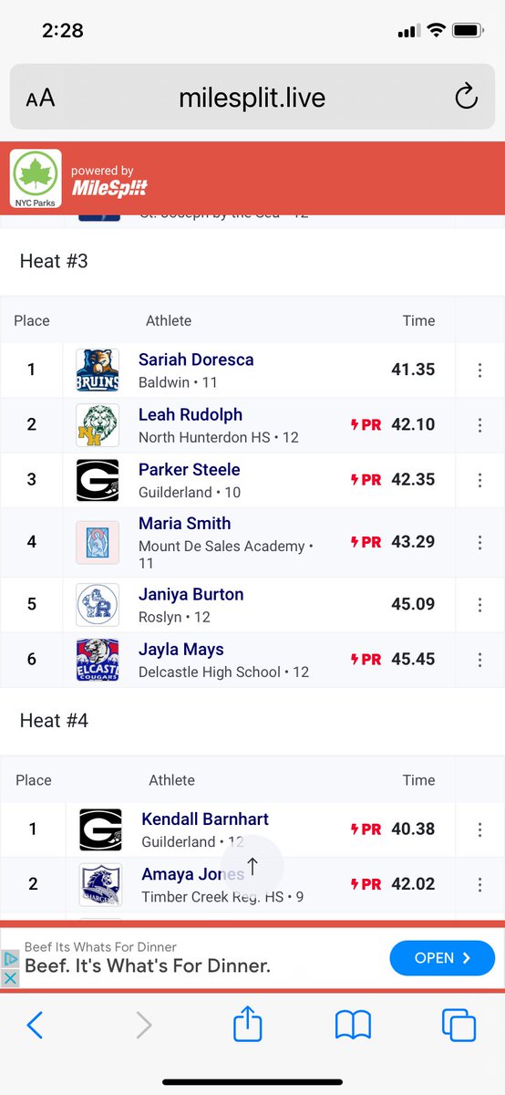 North Girls Running tweet media