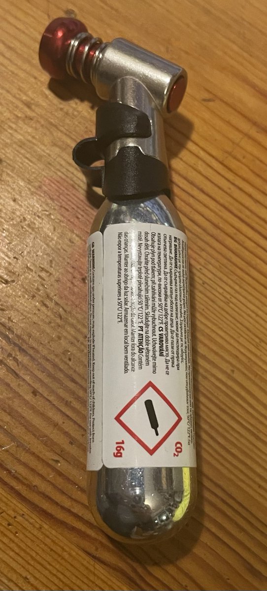 More experiments on estimating rates of air change in dwellings. Moving on from candles, it seems that small 16 g canisters of CO2 (used for inflating bike tyres) can also be used. It's not as quixotic as using candles as a CO2 source, but it does seem more practical.