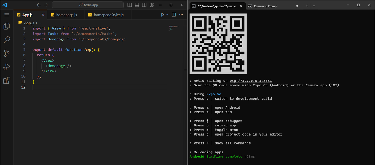 EzraAsiedu633's tweet photo. Full Stack Mobile App Development 🚀

Project: ToDO app
Frontend: React Native.
Backend: Parse Server, Node.js,Express.js,MongoDB

Completed and installed all the setup for the project.

React Native app setup on android connected through @expo. @reactnative  #100DaysOfCode https://t.co/2HmJfLwKzh