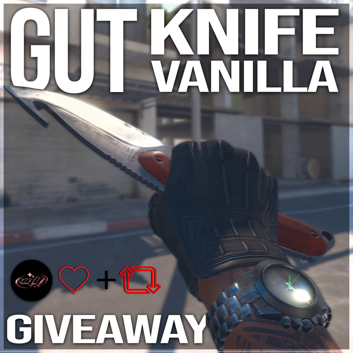 VqltUK's tweet image. 🟥KNIFE GIVEAWAY🟥

Giving away a Gut Knife Vanilla (goes perfectly with Nocts)🤑All you have to do to enter is:

Follow @VqltUK ✅
Like this tweet💟
Retweet this tweet🔃

Drawing winner on the 17th🙏