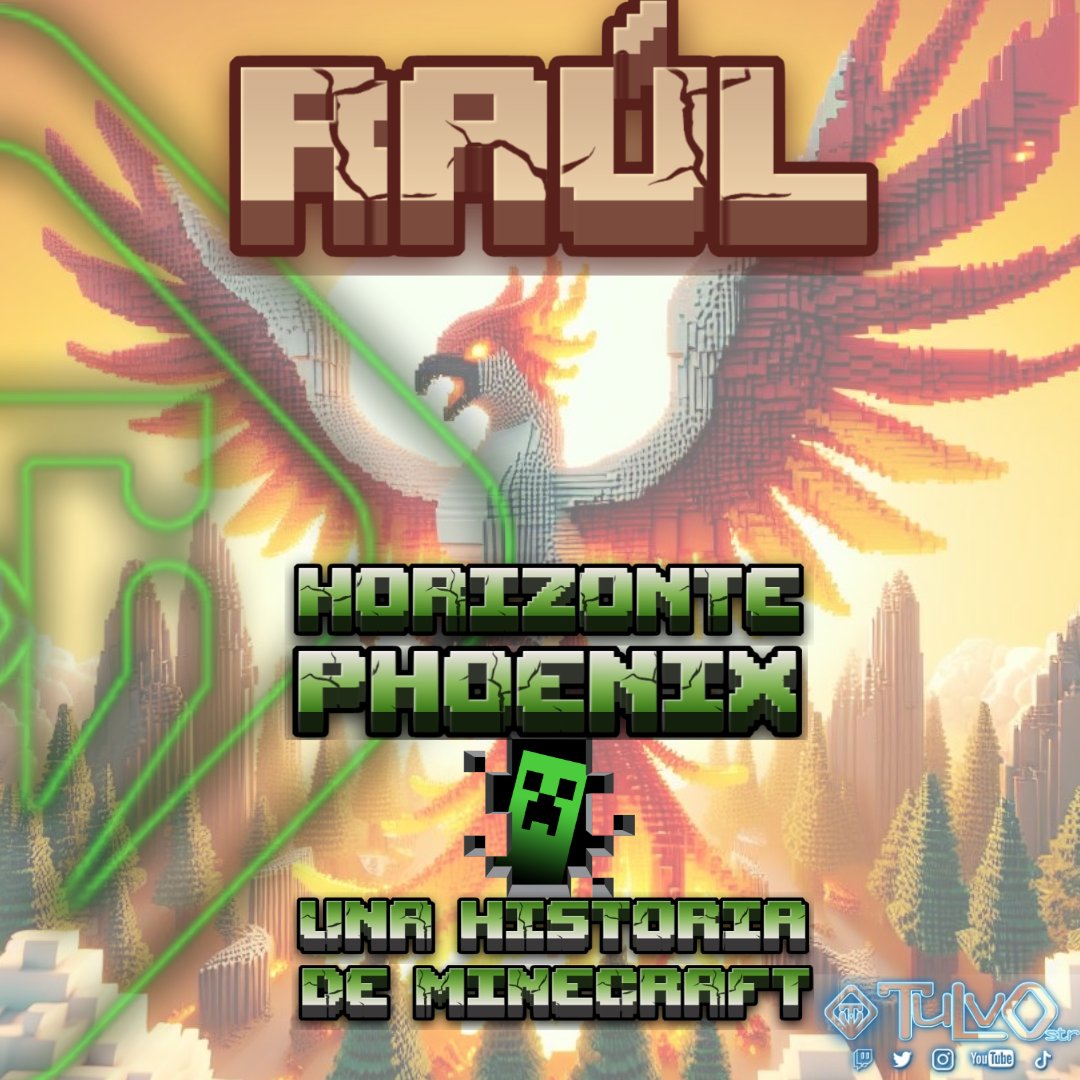 Noveno participante confirmado en "Horizonte Phoenix: una historia de Minecraft", que dará comienzo el 08/01/24 en twitch.tv/tulvostr