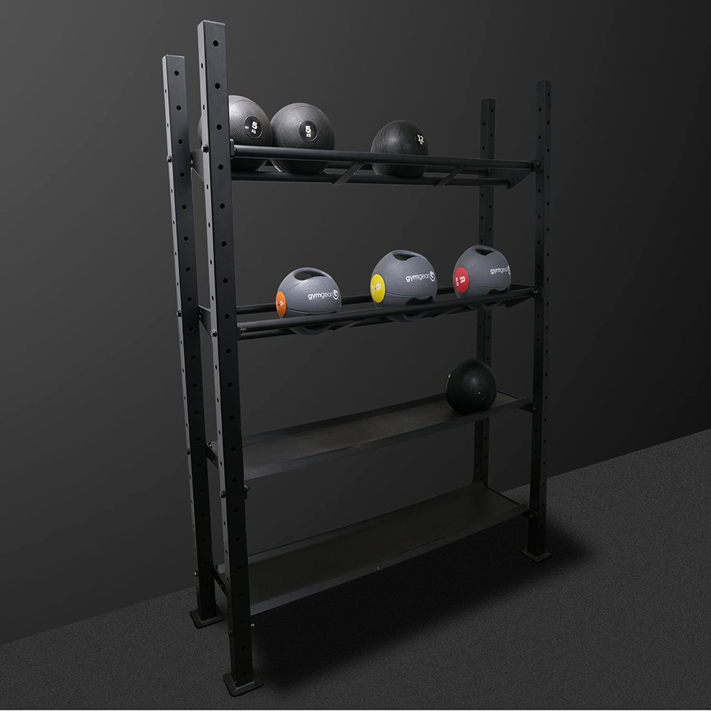 GymGearUK's tweet image. Revamp your workout space with our modular storage racks! 🏋️‍♂️🔧 Choose from 2m or 1.5m high sections and 4 shelf types: ball, kettlebell, dumbbell, or rope. 💪🔗 Expandable design adapts to any layout! Elevate your fitness area now. #ModularRacks #FitnessStorage #WorkoutEssentials