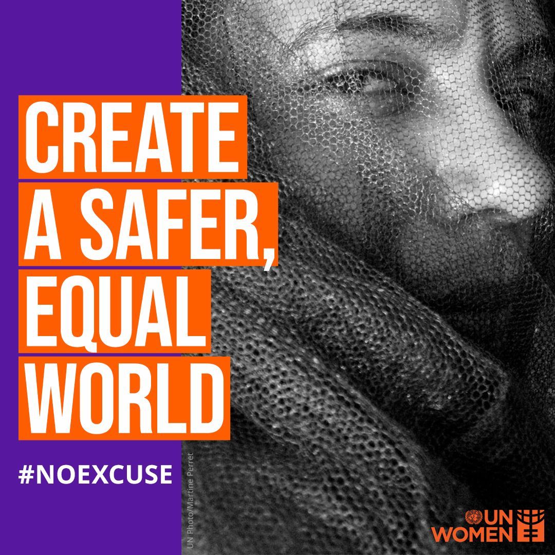 Respect women at work
Respect women at home
Respect women at school
Respect women in politics
Respect women in science
Respect women on the road
Respect women in the streets
Respect women on public transport
Respect women online

Respect women EVERYWHERE❗️

🤜🤛 #orangetheworld