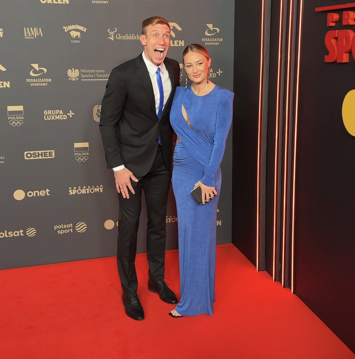 Piotr Lisek na ściance #galamistrzówsportu