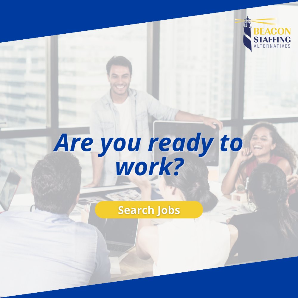 BeaconStaffing_'s tweet photo. Do you need some assistance with your job hunt? Let our team of employment experts guide you in the right direction.

Browse our open opportunities on our career portal to get started!

https://t.co/Dus05C297o https://t.co/1oc9EkhmJA