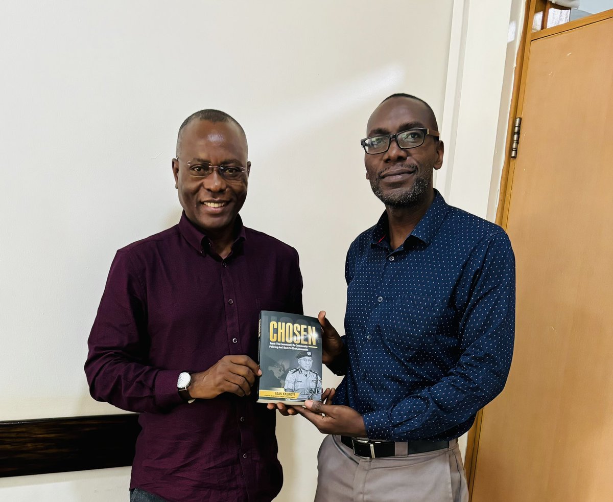 Thank you @rkalyes1 for your services to this country. Thank you too for ordering a copy #Chosen. I had to deliver personally during your hectic day at work. GBU.