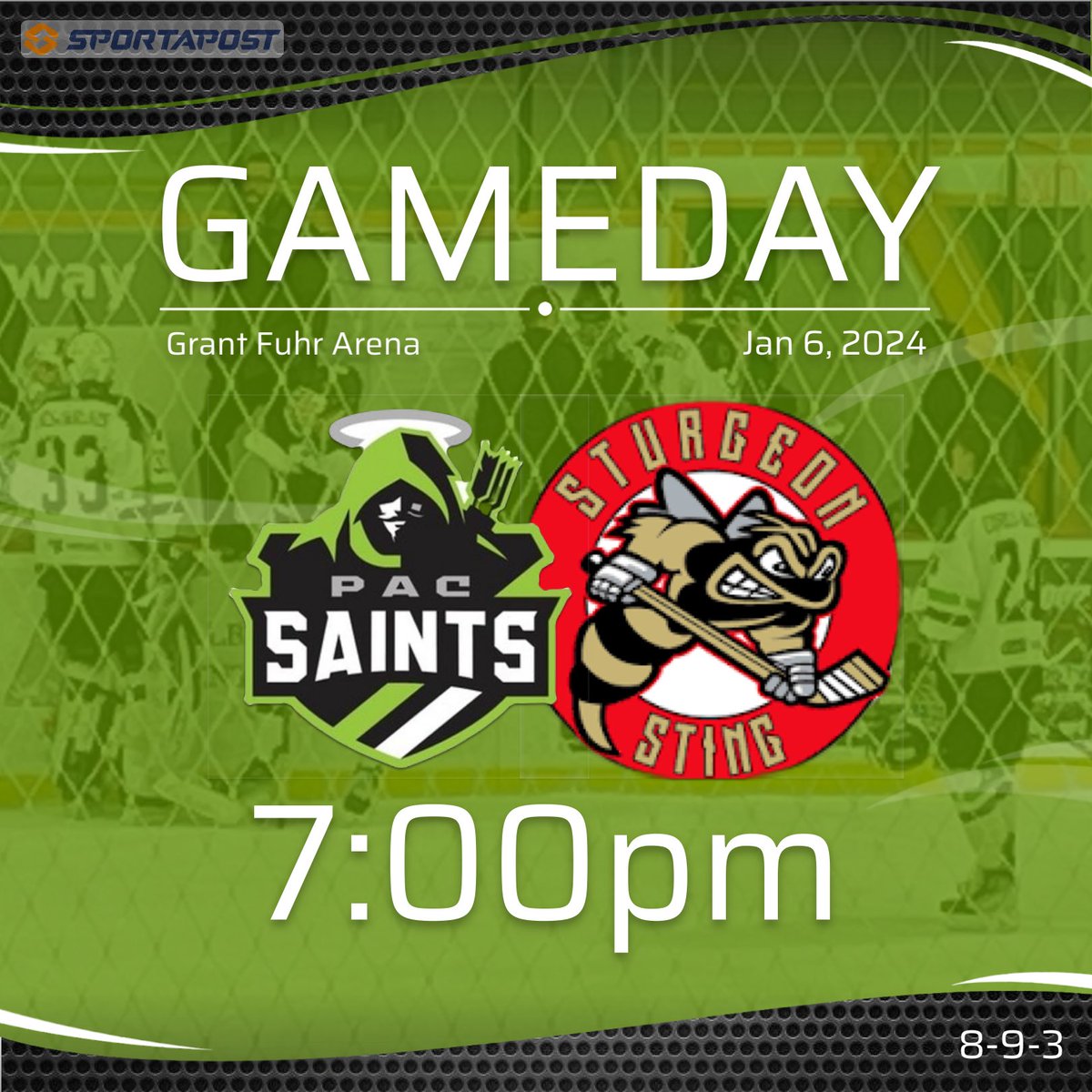 pacU18AA's tweet photo. Back at home for Saturday Night Hockey! It’s not quite like Maui, but if you sit in the right spot at the Grant Fuhr, it may just feel like it!
⏰ 7:00pm
🆚 Sturgeon Sting
📍 Grant Fuhr
#gotime #timeisnow👊 #PACHockey #PACSaints #U18AA #NAHL https://t.co/F9vOeE9iK6