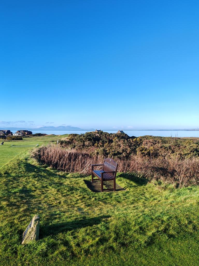 PrestwickStNich's tweet photo. Glorious day at the Links. After a frosty start we ended up with this. https://t.co/N9jAEhOtKW