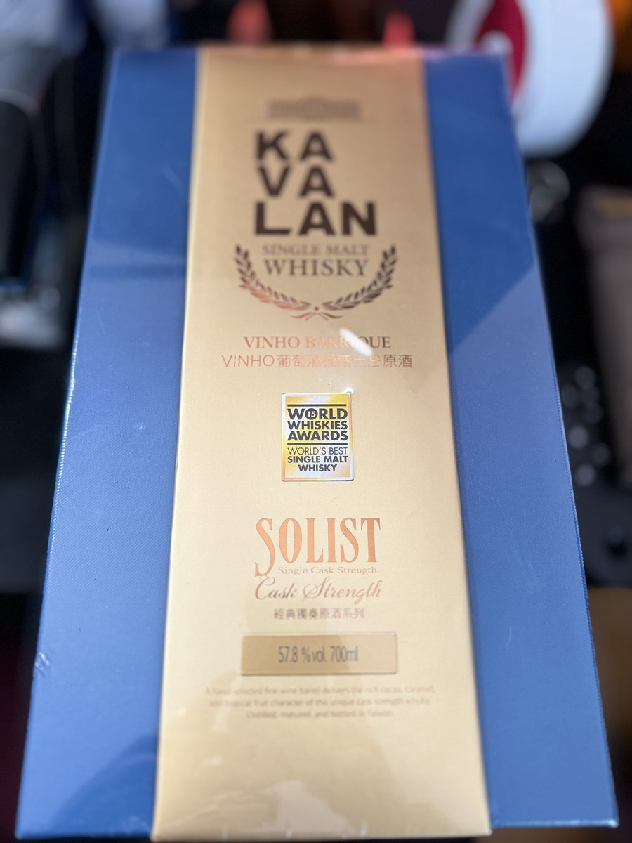 TIMOTHYonPC's tweet image. A lovely gift from Taiwan #kavalan @SandyRavage