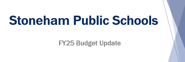 StonehamPS's tweet photo. Link to FY 25 Budget Update from the Superintendent's Desk
https://t.co/vNFySeF6Dt https://t.co/yq6vZrmn9L