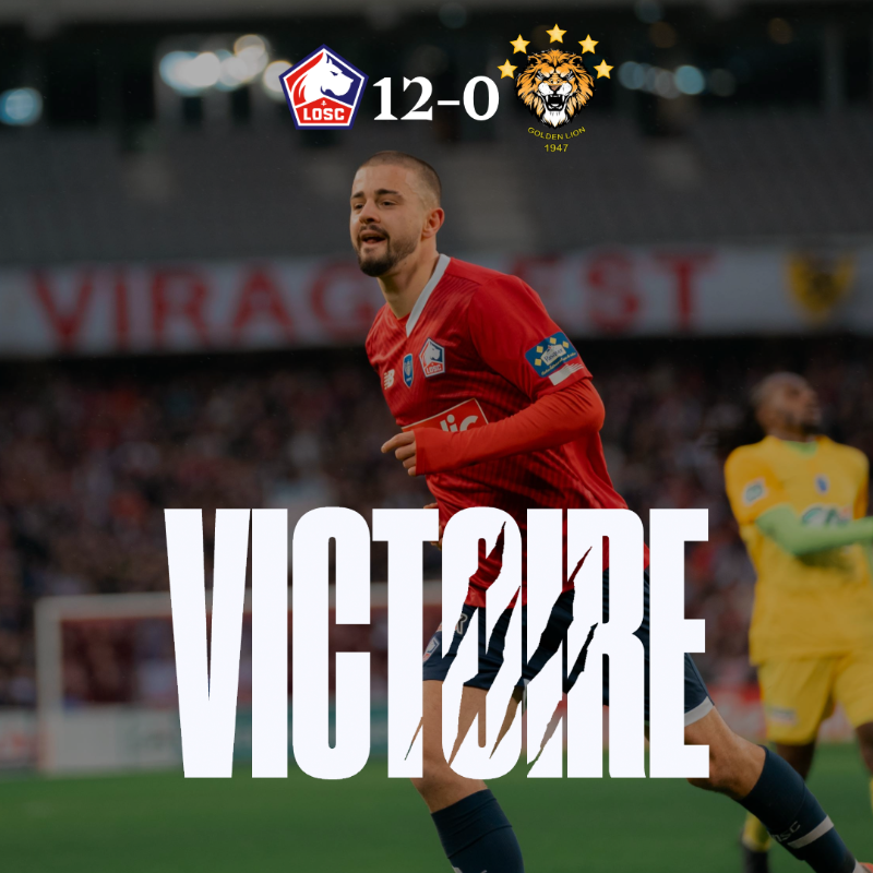 losclive's tweet photo. Victoire des Dogues 12-0 face à Golden Lion en 32es de finale de Coupe de France.

𝐔𝐧𝐞 𝐯𝐢𝐜𝐭𝐨𝐢𝐫𝐞 𝐫𝐞𝐜𝐨𝐫𝐝, 𝐥𝐚 𝐩𝐥𝐮𝐬 𝐩𝐫𝐨𝐟𝐢𝐥𝐢𝐪𝐮𝐞 𝐝𝐚𝐧𝐬 𝐥'𝐡𝐢𝐬𝐭𝐨𝐢𝐫𝐞 𝐝𝐮 𝐜𝐥𝐮𝐛 🏆

#LOSCGLFC 12-0 | 90'