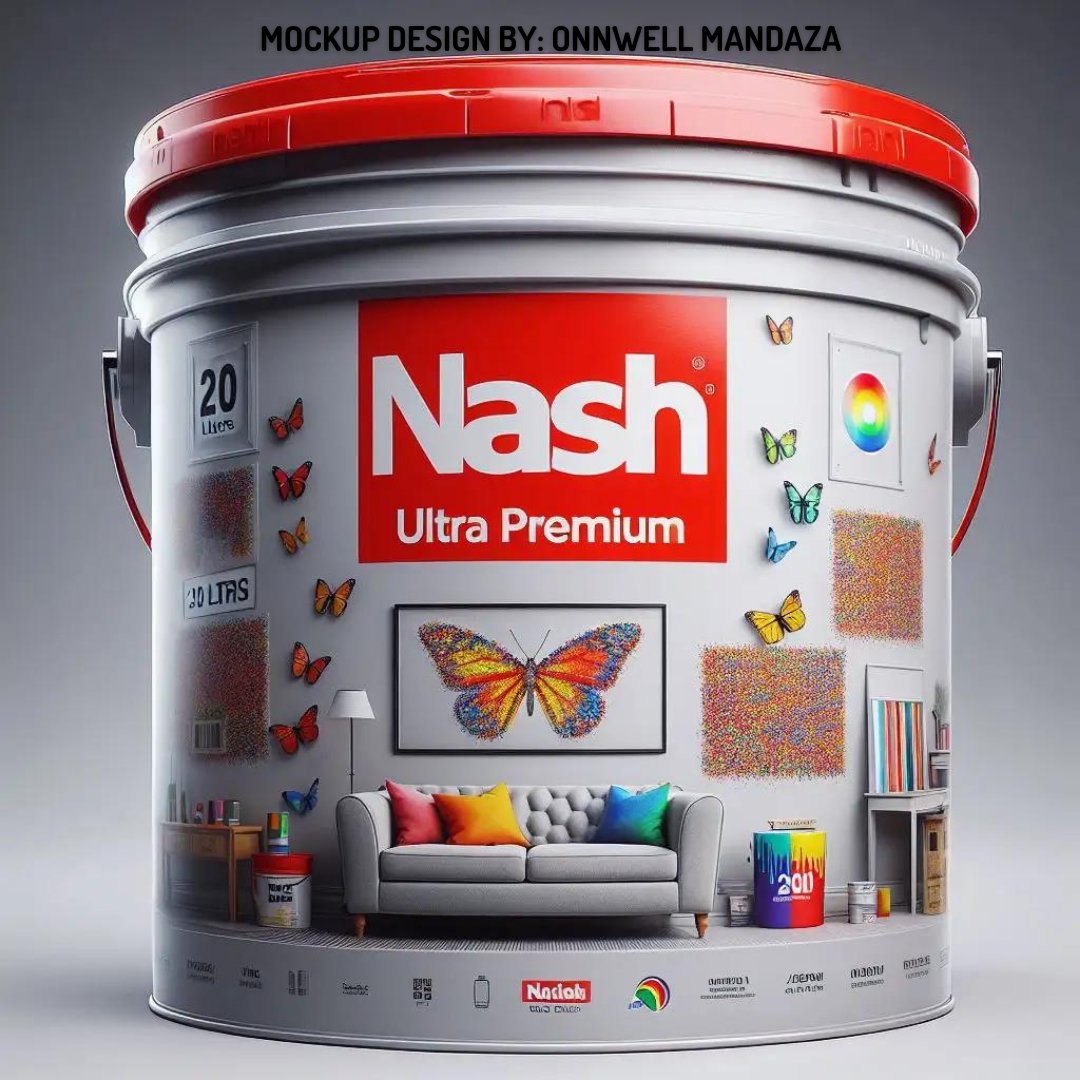 Onnwell_TheOne's tweet photo. @tinashemutaris here is my mockups designs of the 20-litre paint bucket design. I created these using my phone 📱 (l don't have a laptop) , AI & my creative mind to think of the right prompts to get these results. I love graphic design & want to learn more.
#nashnation https://t.co/7nnHcKHvCi