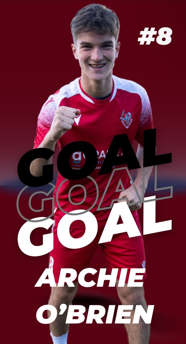 61’ GOAAAL WHAT A SCREAMER 

PICK THAT ONE OUT 

Archie O’Brien superb volley lobs the keeper 😍
 
BT🔴1-2🟢HT