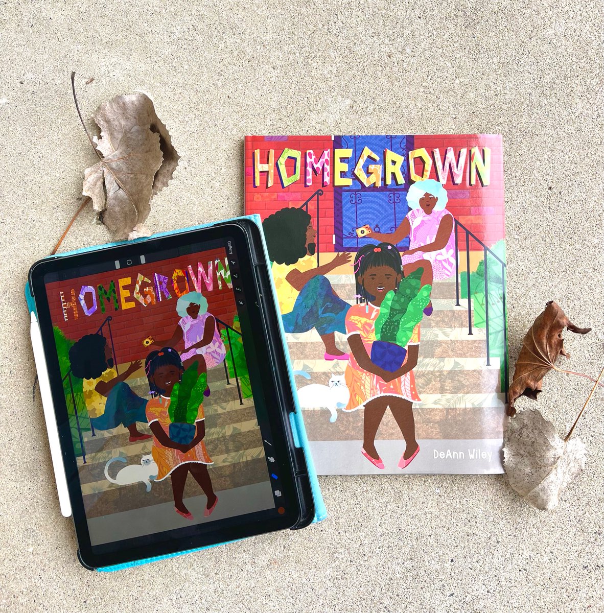 I’m DeAnn. I’m from Detroit & I’m a children’s book author-illustrator. My FIRST book “Homegrown” is coming out on Jan 9th! If you want to support me pls pre-order ! & share this! us.macmillan.com/books/97812508…