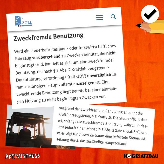 watch_union's tweet photo. Damit dürfte zumindest schon mal für Dezember 23 und Januar 24 für etliche Bauern eine Kfz-Steuer anfallen.

Dumm gelaufen 😂
/PM https://t.co/XF7P7654kc