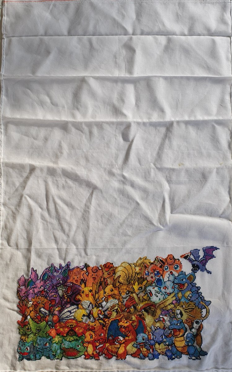 Synea78's tweet photo. Nosferapti #041 un des pokémon les plus relous ! #epicpokemoncrossstitch https://t.co/VIavjo8Iw5