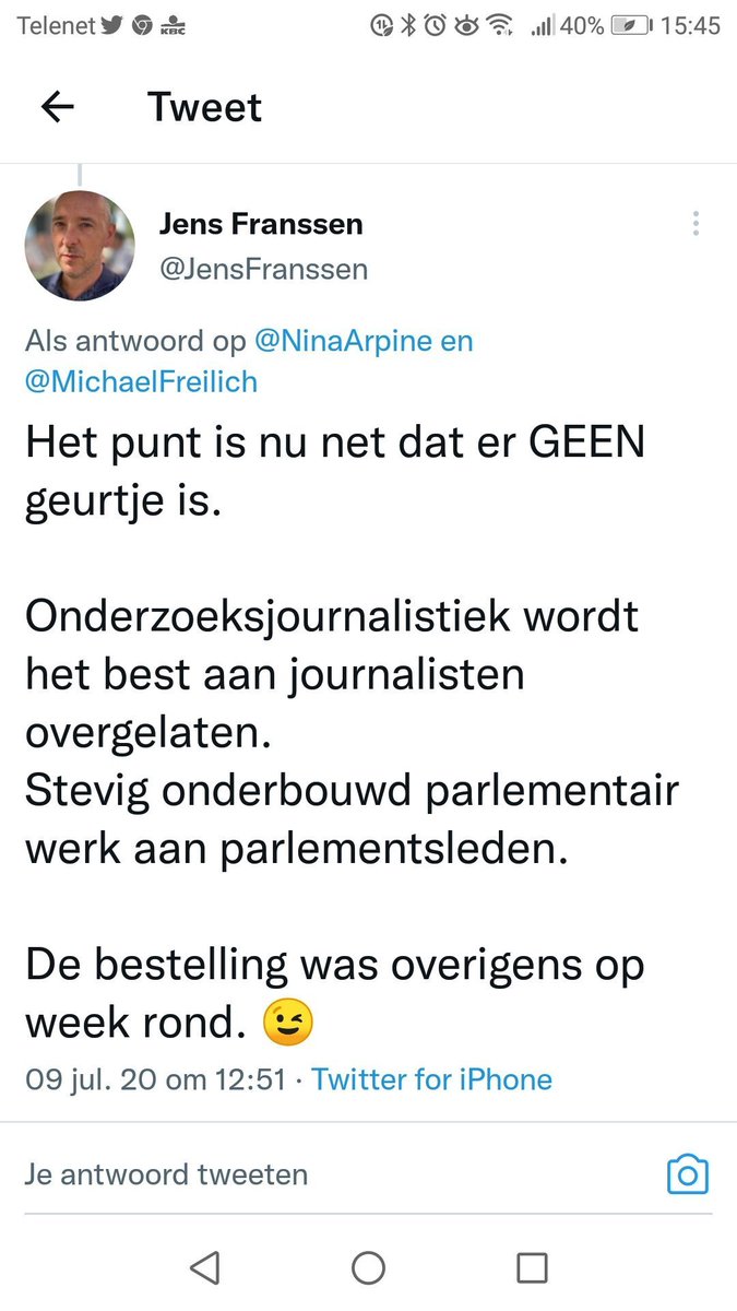 fonskedespons's tweet photo. @JensFranssen Zoals u ook zeker wist dat er GEEN geurtje was aan het #Avrox dossier. Journalisten hebben immers de waarheid in pacht, nietwaar mijnheer Franssen?
https://t.co/VklroLW2nS https://t.co/6Zx3o0Kz2A