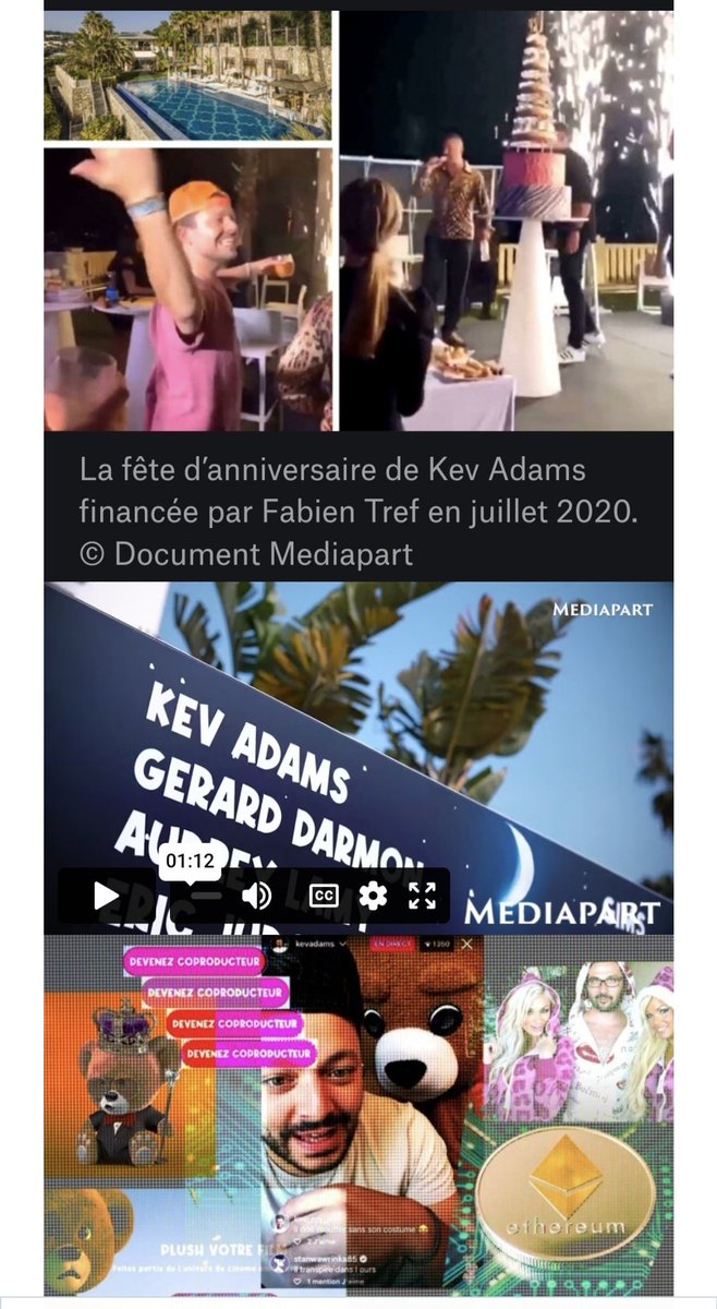 bouletteskefta's tweet photo. #Arnaque #plush #influenceursTVR #MagaliBerdah #teboul qui
n'etaient pas Loin pour en faire la promotion ainsi que #gims dans la magouille et #hanouna qui est fâché avec #kevadams Pour ça d'ailleurs
Comme l'arnaque au #NFTde #benjamincastaldi #thesecretmeta @RadisIrradie enquête https://t.co/ZGfmxw56k1