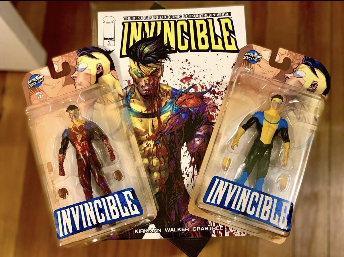 grass_low's tweet photo. #invincible #repost
NEW SEASON @Skybound x @ImageComics definitely looking forward to seeing this soon..
Invincible - Yellow Bloody Variant Action Figures @toddmcfarlane McFarlane Toys
Come on mannnnn ..you now my bop #newyittygritty #babyyy #picoftheday๐ท #comicbookcommunity
Dgyโข๏ธ