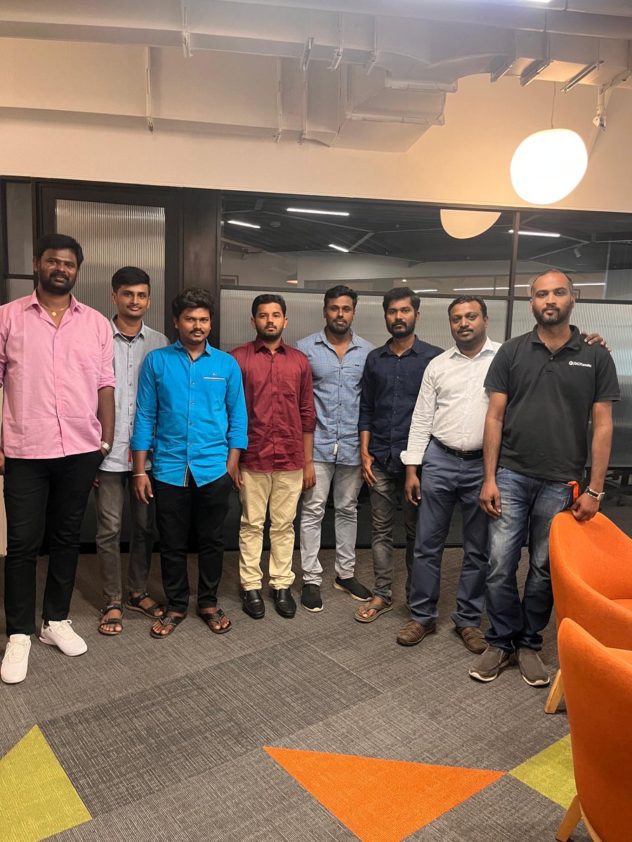 manopriyan29's tweet photo. Gathering with the dream team β productive discussions, shared goals, and endless inspiration! π‘π₯ Excited for what's ahead as we unite forces to achieve greatness. @dcxworksinc #TeamMeetup #Collaboration #SuccessJourney #dcxworks https://t.co/bjz5zotgpa