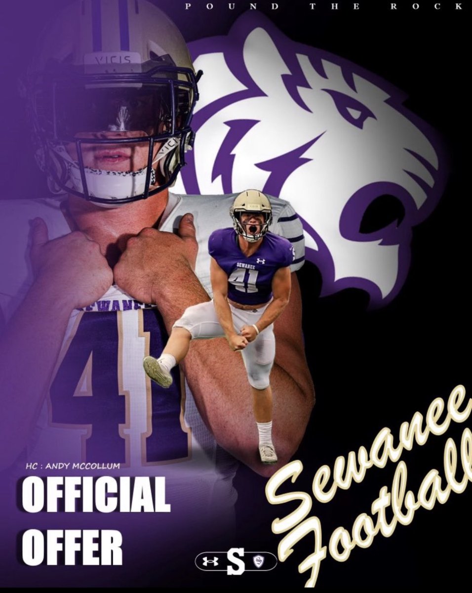 CHANCE JENKINS (@chancej_12) on Twitter photo After a great conversation with <a href="/Coach_DGaither/">Drew Gaither</a> i have been blessed to receive an offer from <a href="/SewaneeFootball/">Sewanee Football</a>
All glory to god! 🙏 After a great conversation with <a href="/Coach_DGaither/">Drew Gaither</a> i have been blessed to receive an offer from <a href="/SewaneeFootball/">Sewanee Football</a>
All glory to god! 🙏