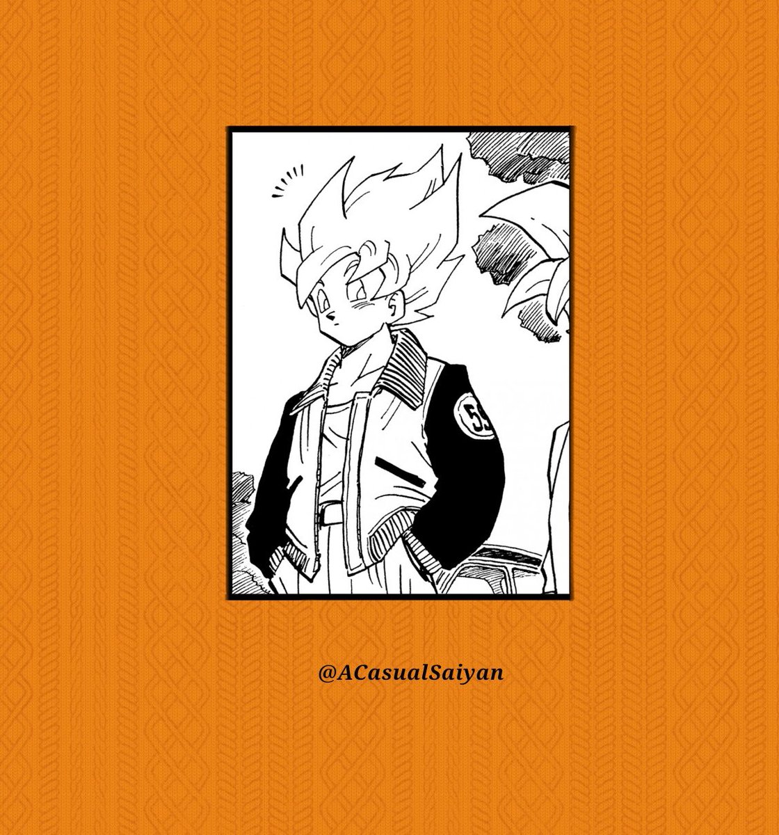 ACasualSaiyan's tweet photo. ⠀
⠀⠀His strong, calloused hands ⠀⠀instinctively sought refuge
⠀⠀within the depths of his vibrant
⠀⠀orange attire, their presence
⠀⠀akin to a security blanket amidst
⠀⠀the uncertain currents of time.
⠀ https://t.co/DQWCgRKyGa