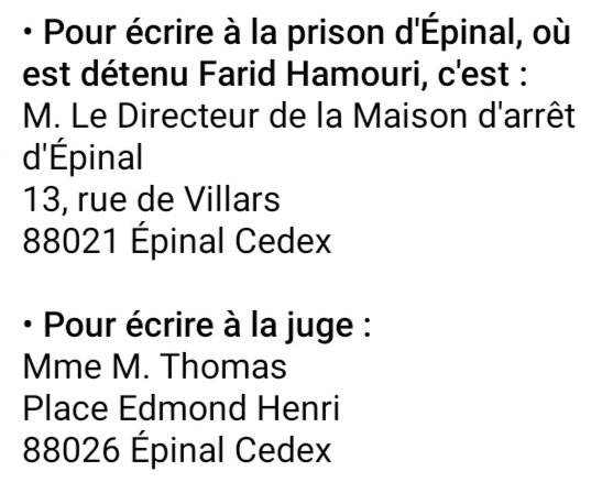 Un autre message de la famille AMOURY qui organise une manifestation devant le tribunal d'Auxerre. Farid a été arrêté après avoir réussi à récupérer ses enfants placés.
#MeTooASE 
youtu.be/qHBXpncOTMQ?si…