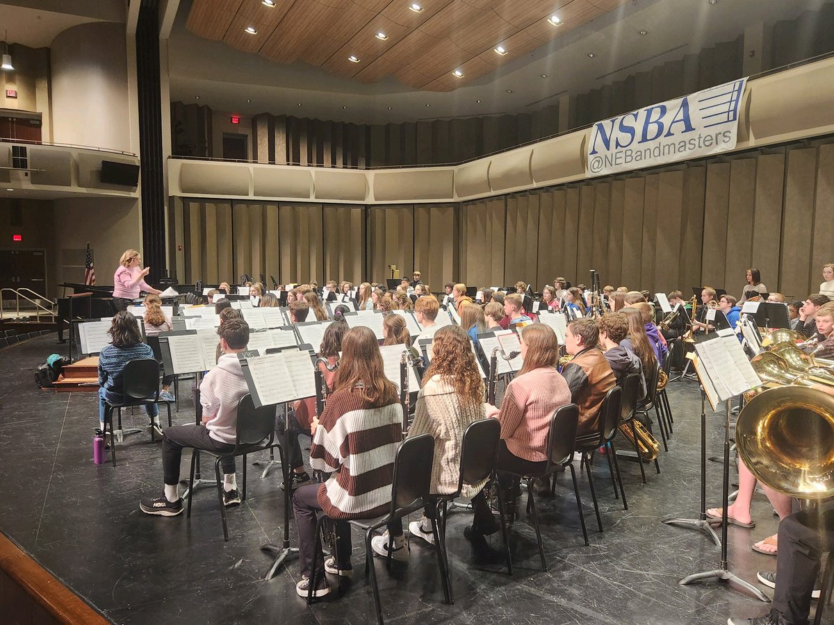 The 2024 NSBA 8th Grade All-State is off and running at Kearney High School!