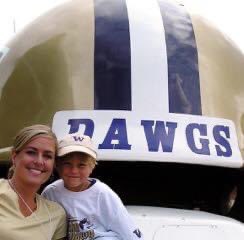 <a href="/Softykjr/">Dave “Softy” Mahler</a> For my son Kyle who LOVED Husky Football &amp; was the “Lucky Dawg” vs Ohio State in 2007. Kyle was diagnosed w/ rare brain tumor @ age 6 &amp; died just after his 8th birthday. Kyle, his brother Nic, &amp; I never missed a game thru his battle - even when he couldn’t walk in on his own. 💜