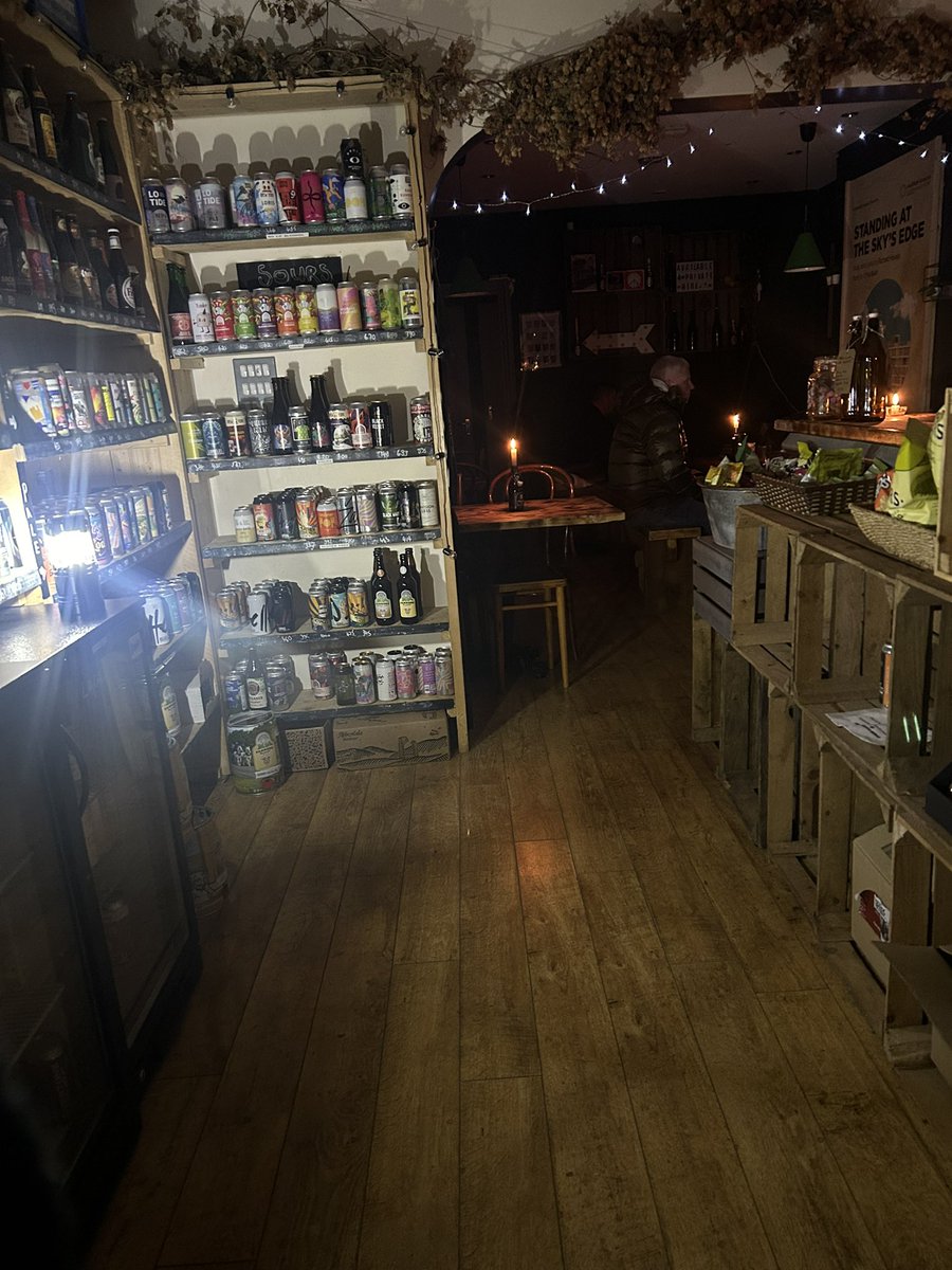 Currently on our 6th power outage of the day <a href="/Northpowergrid/">Northern Powergrid</a> looks cosy but In reality we will have to close soon as it’s an unsafe environment to trade in 😡