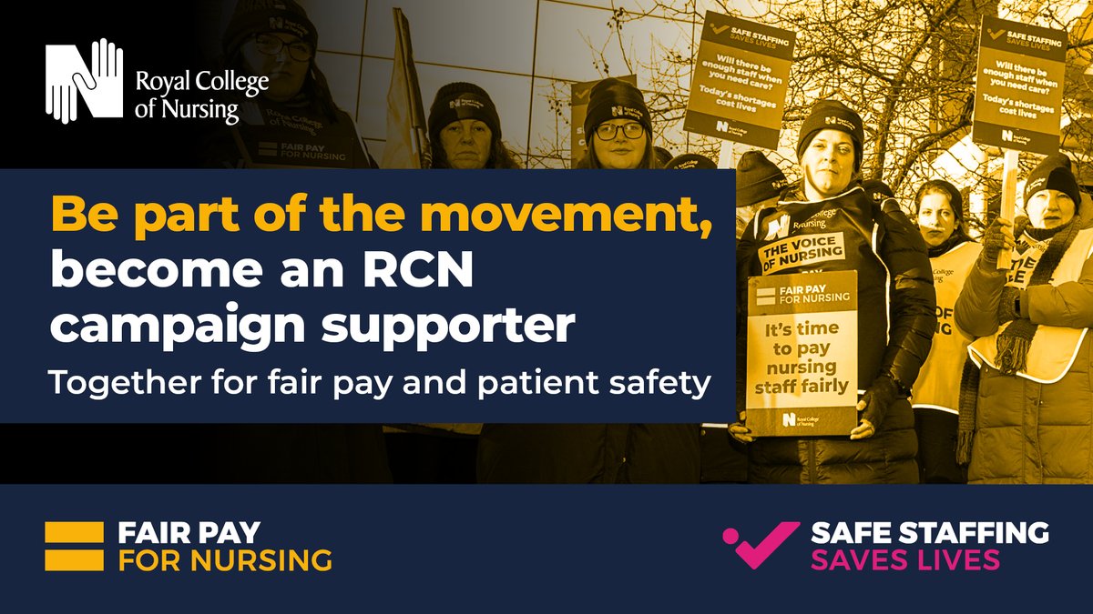 Strike action showed the strength of nursing like never before, and you can help us grow even stronger. Whether you're an RCN member or not, if you back nursing and patient safety, sign-up to support our campaigns here: bit.ly/3DpJIcO