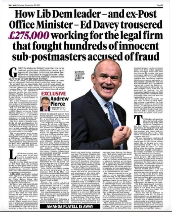 <a href="/timfarron/">Tim Farron</a> You mean compensation to be paid by the taxpayer for negligence on the part of coalition ministers, Ed Davey and Jo Swinson?

Even by your standards, that's quite the take.